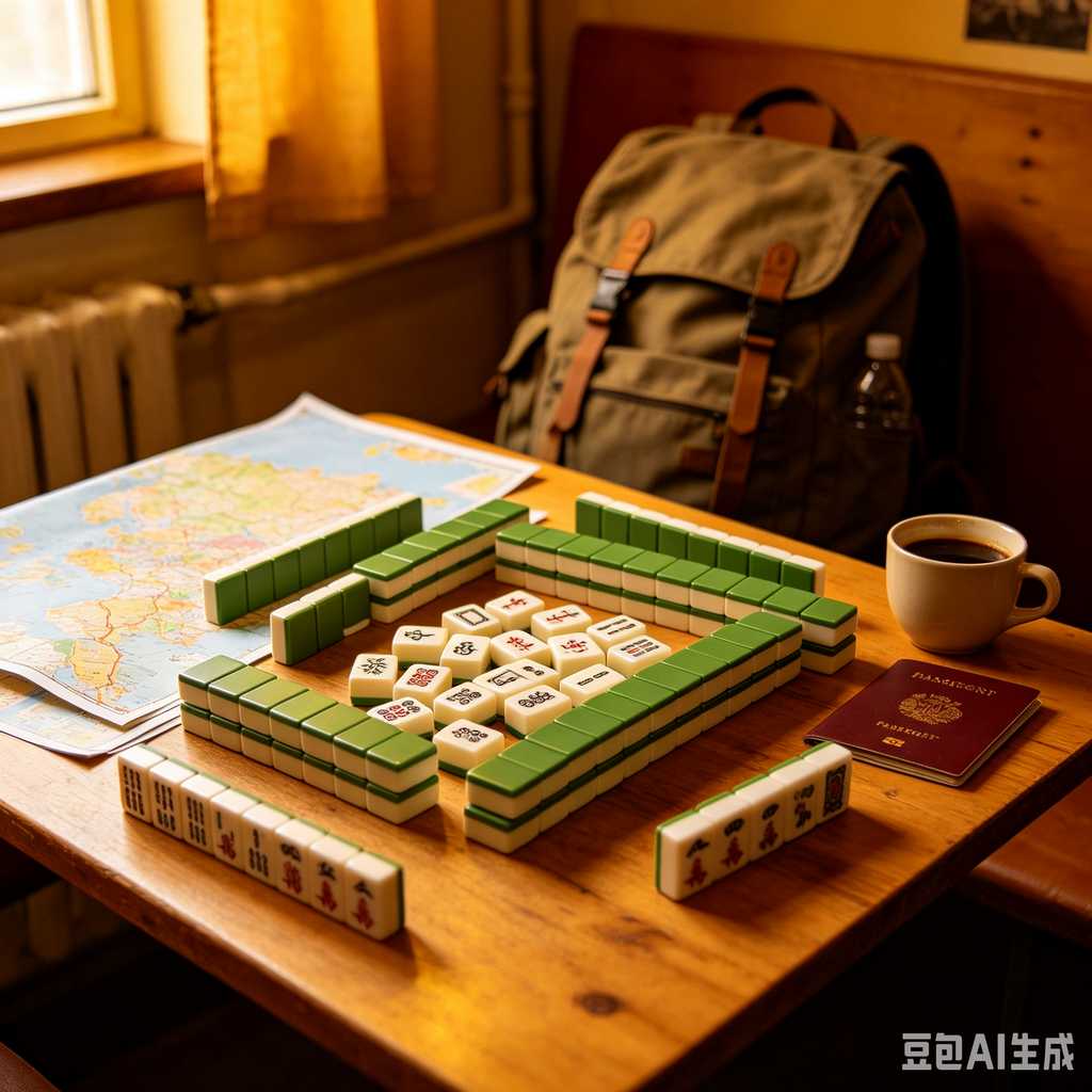 small portable mahjong set