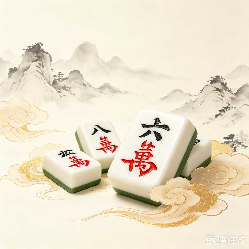 handmade mahjong tiles set
